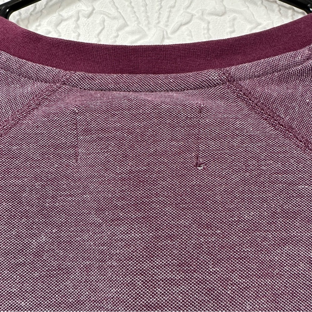 Original Penguin by Munsingwear Long Sleeve Henley 1/4 Button Shirt Men’s size L - Picture 8 of 8